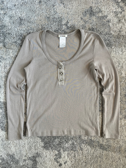 Chloé 2000's cotton longsleeve by Phoebe Philo