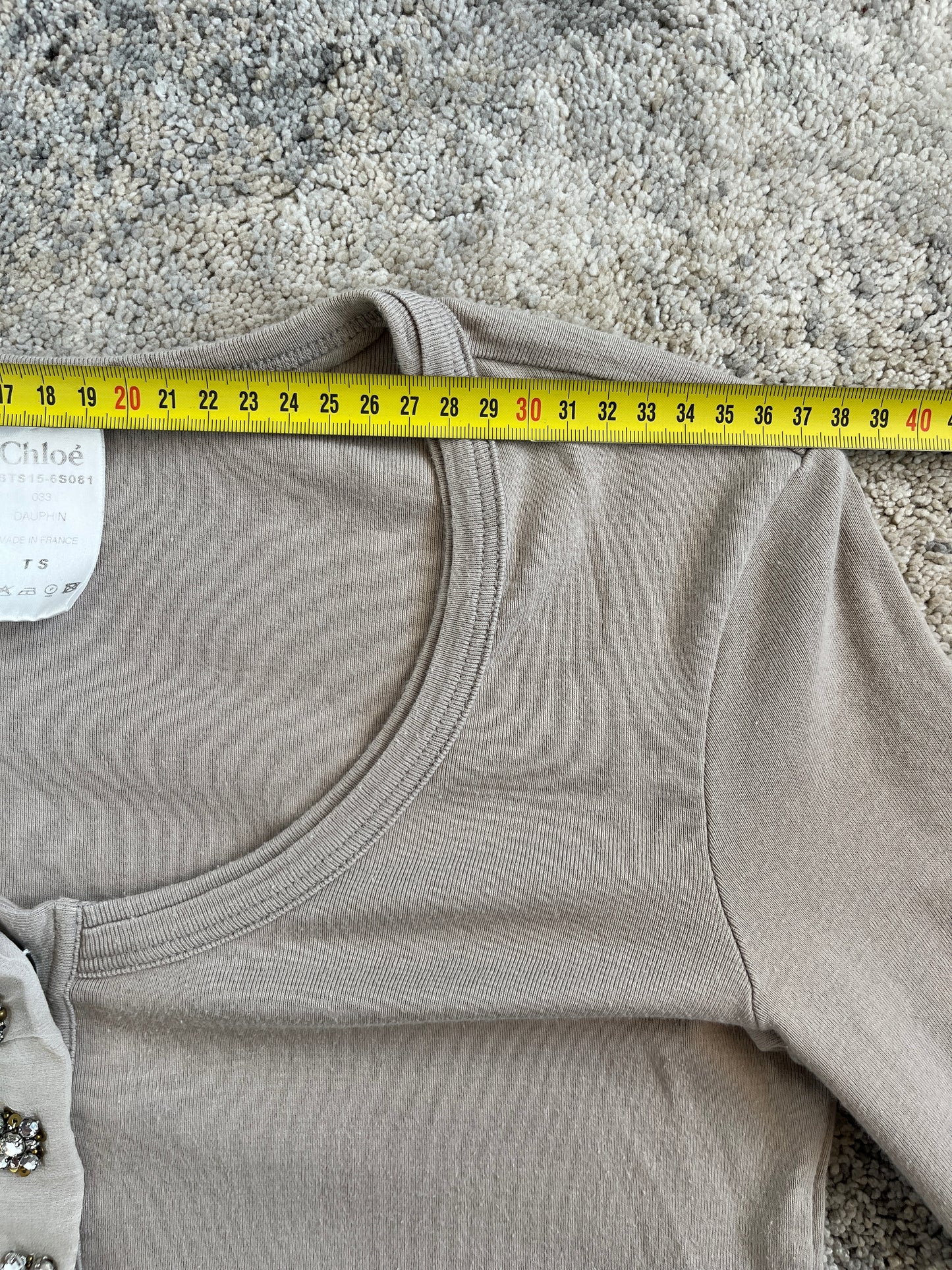 Chloé 2000's cotton longsleeve by Phoebe Philo