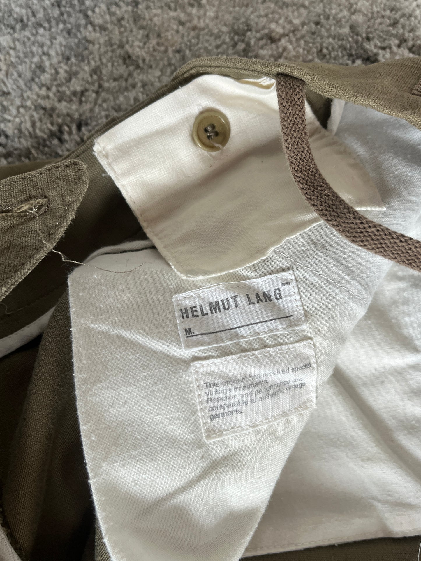 Helmut Lang 1990's bondage pants