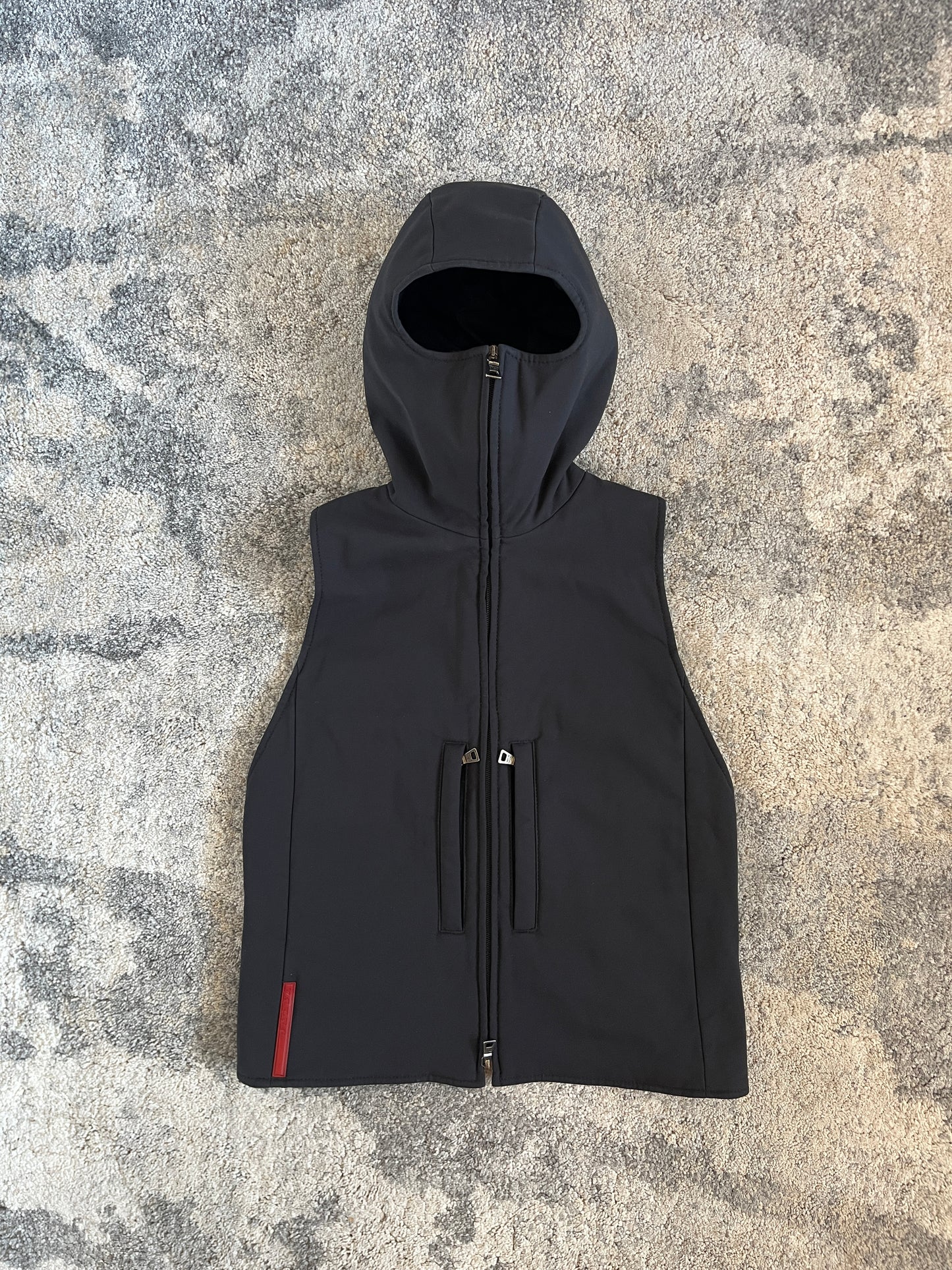 Prada FW1999 nylon vest with back strap