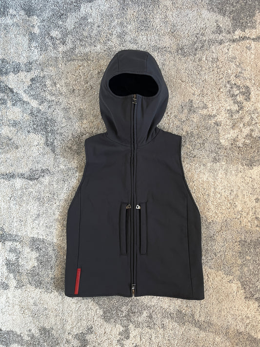 Prada FW1999 nylon vest with back strap