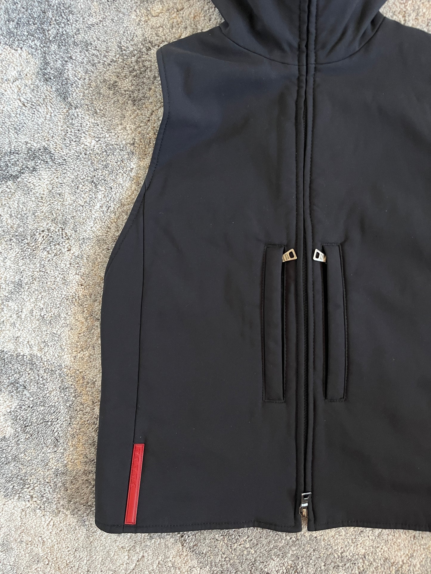 Prada FW1999 nylon vest with back strap