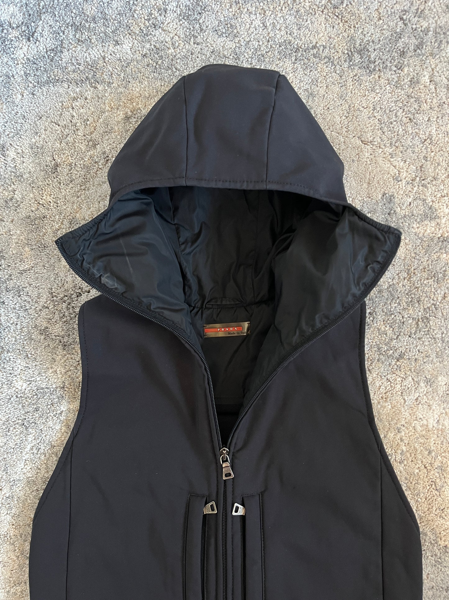 Prada FW1999 nylon vest with back strap