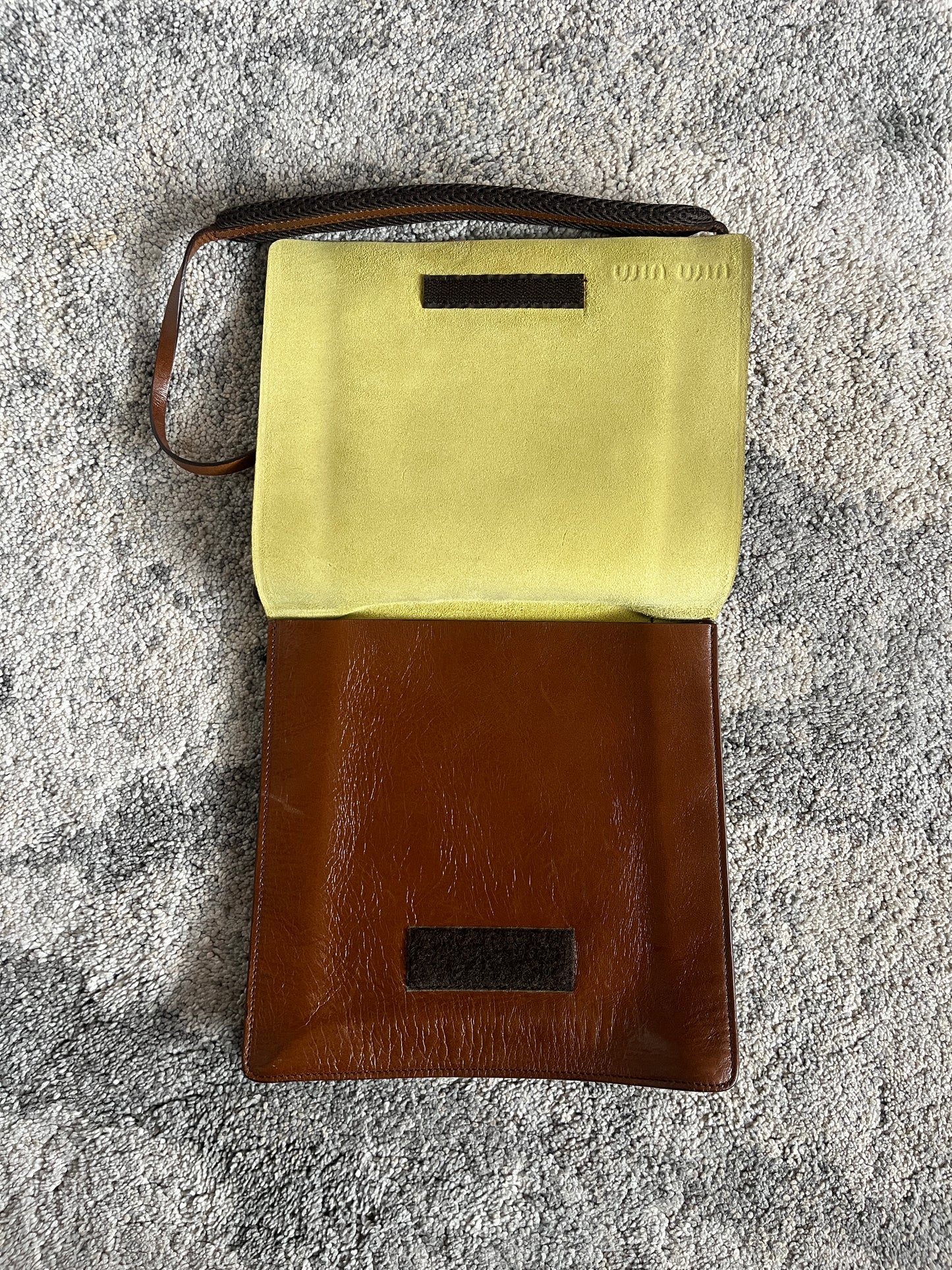 Miu Miu SS2000 leather shoulder bag