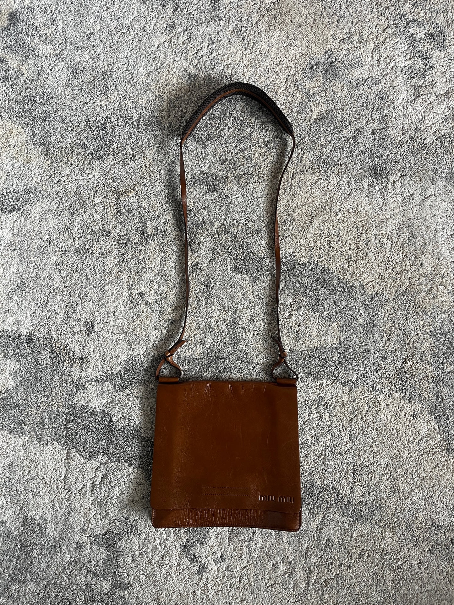 Miu Miu SS2000 leather shoulder bag