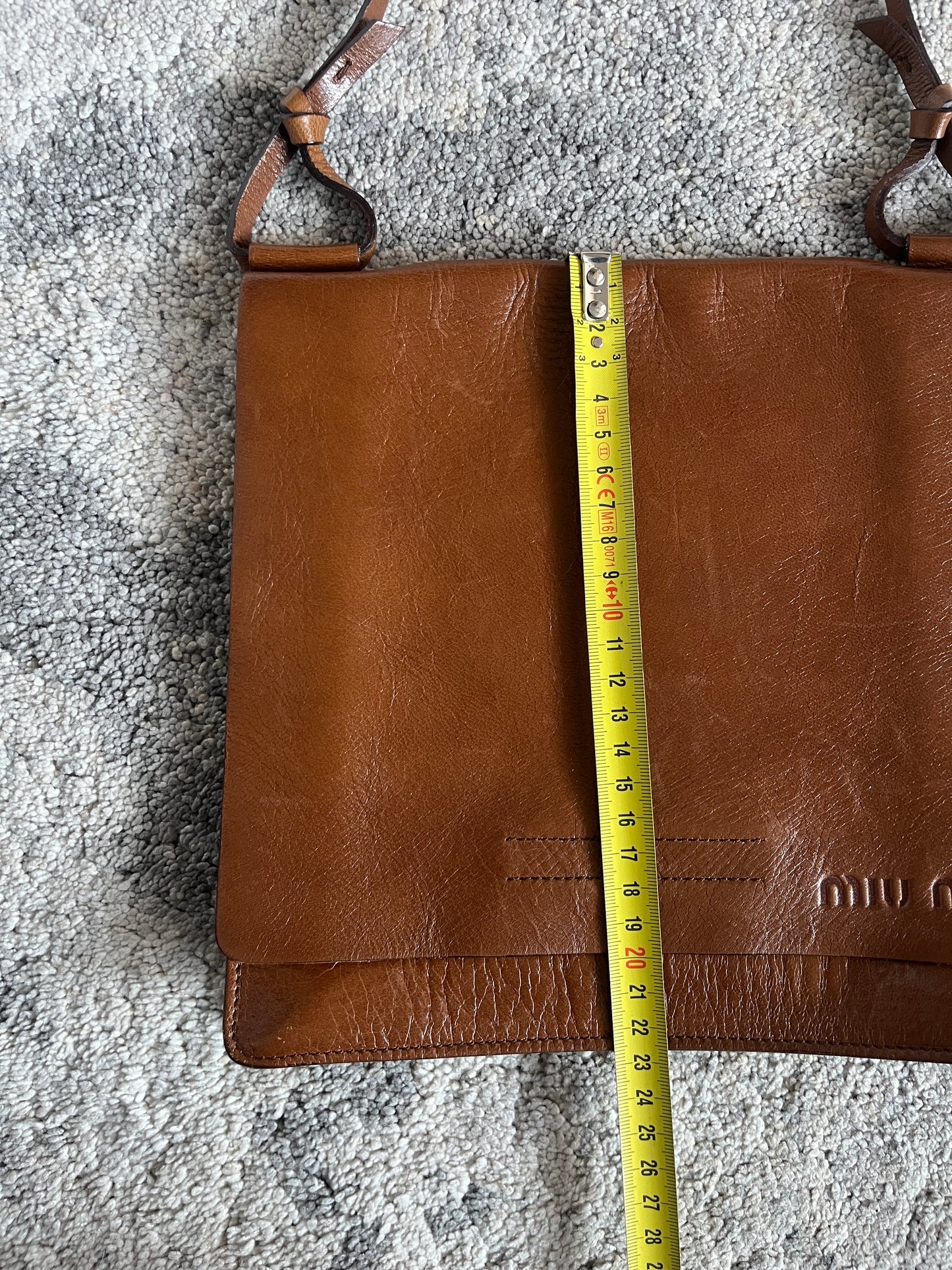 Miu Miu SS2000 leather shoulder bag