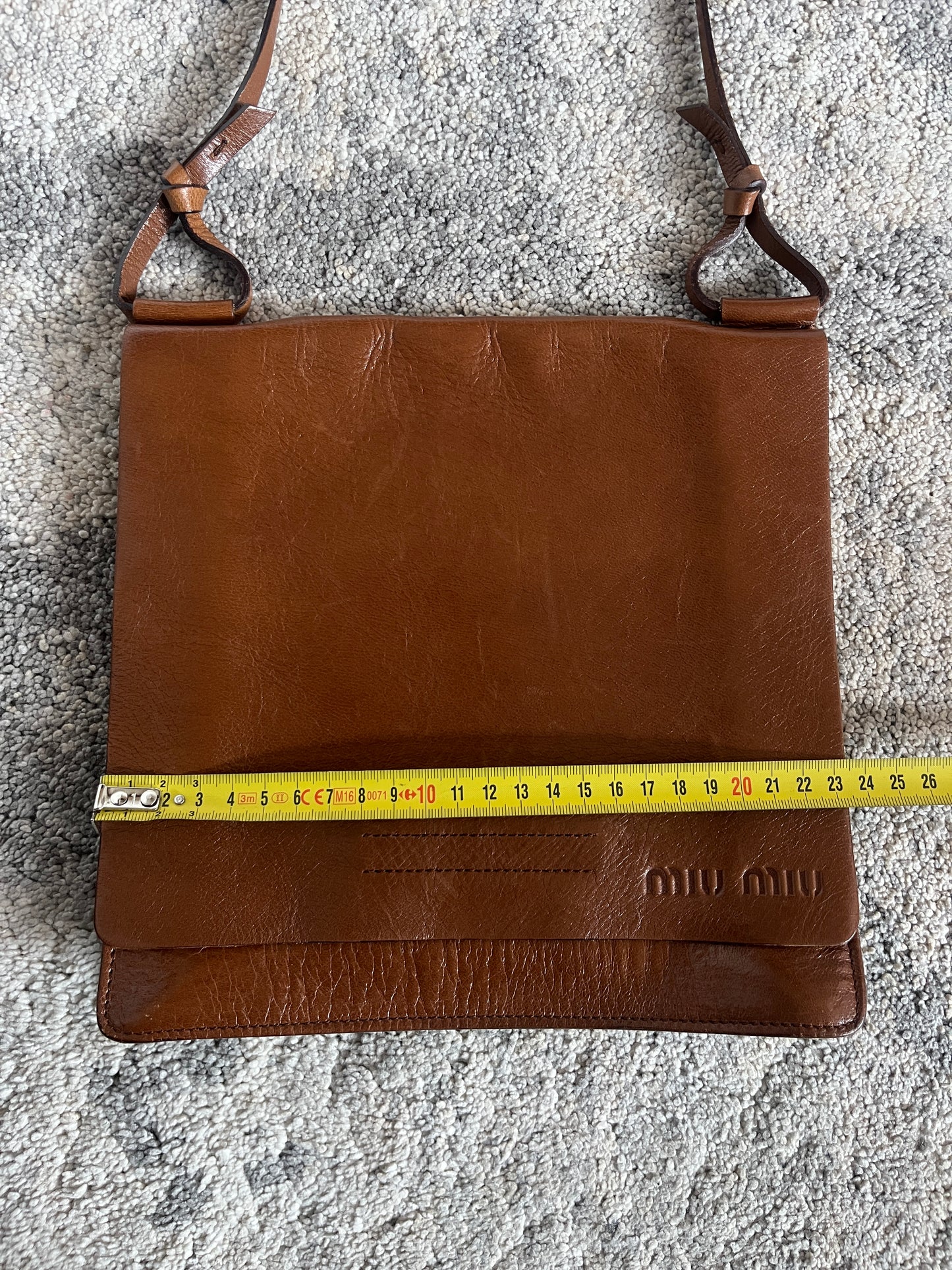 Miu Miu SS2000 leather shoulder bag