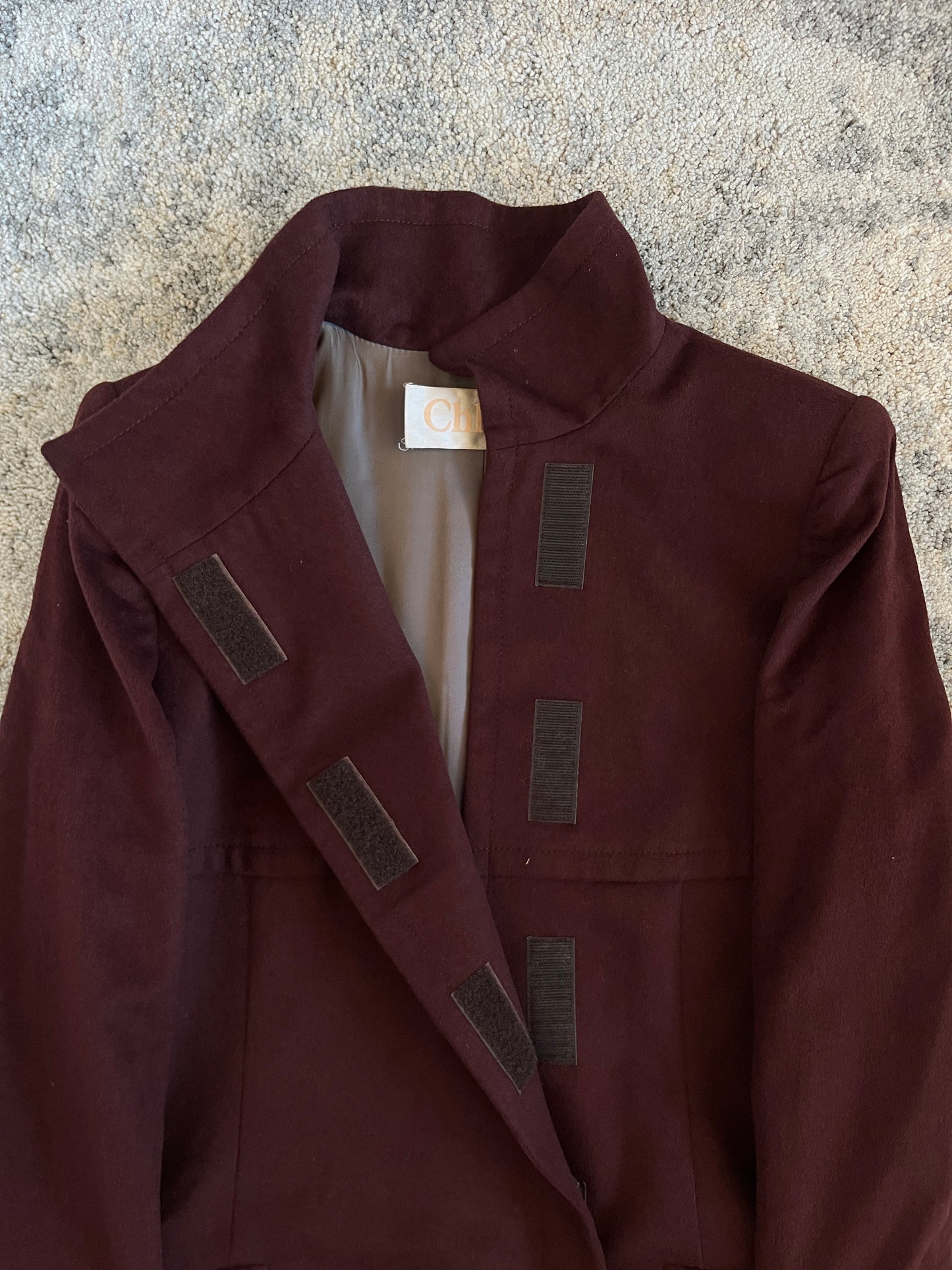 Chloe 2000's sapmle wool long coat