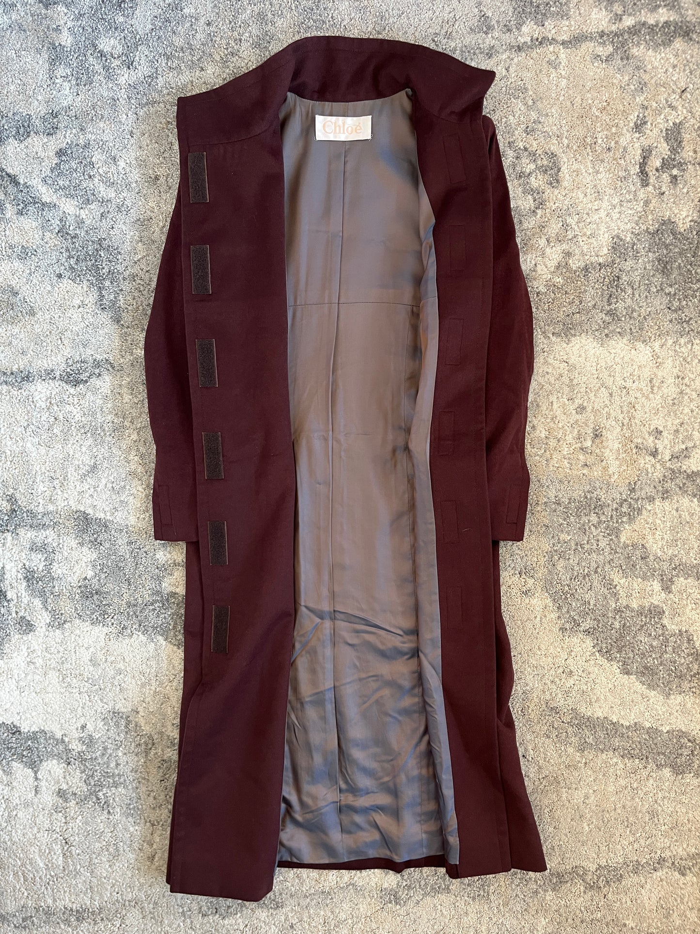 Chloe 2000's sapmle wool long coat