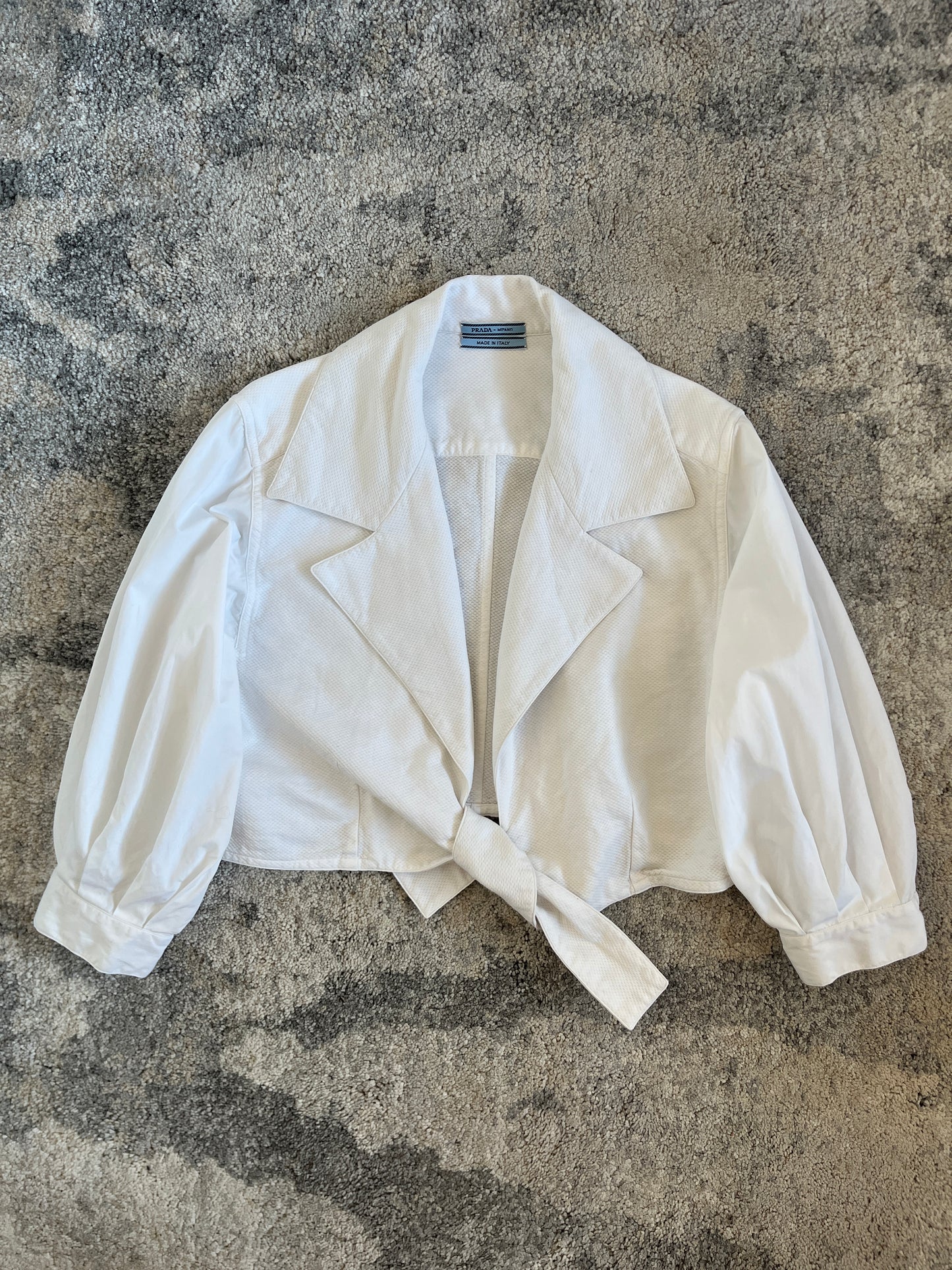 Prada SS1993 cotton cropped top