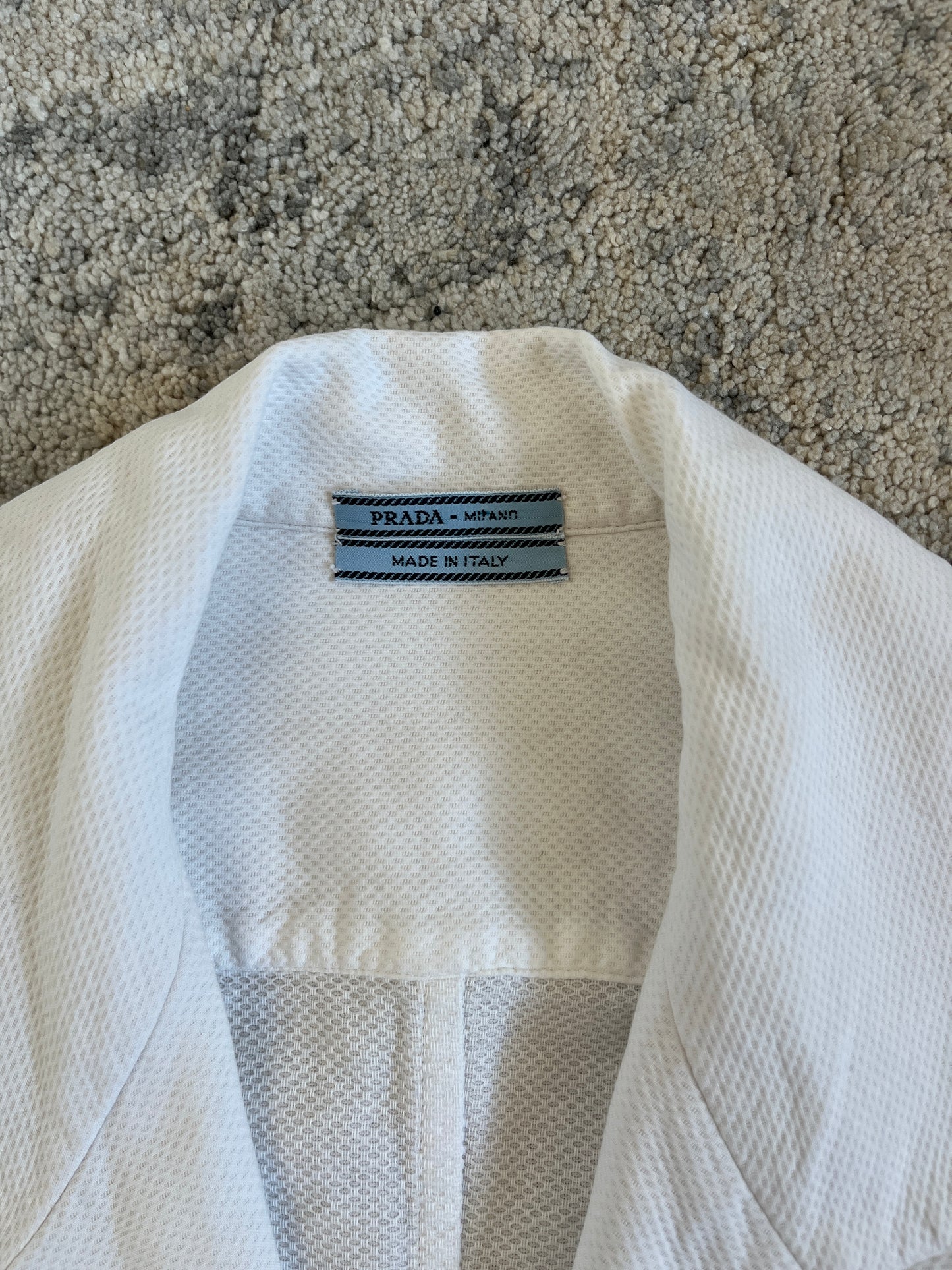 Prada SS1993 cotton cropped top