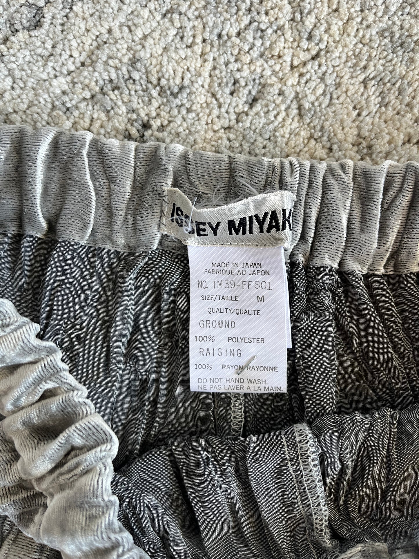Issey Miyake 2000's polyestere pants