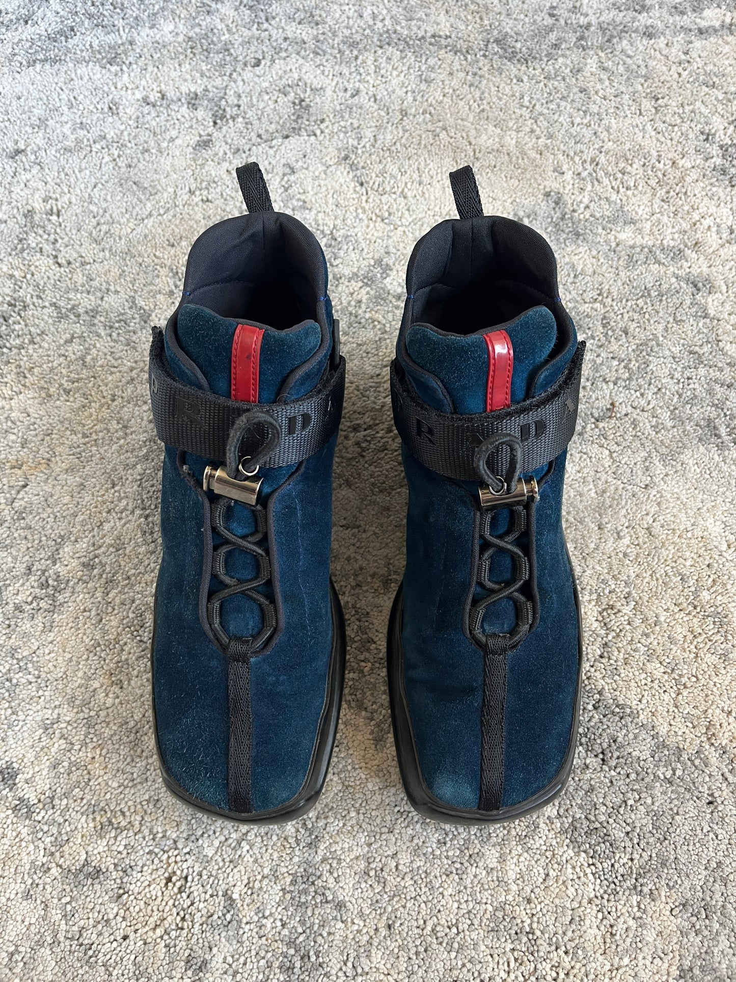 Prada FW1999 suede high trainers