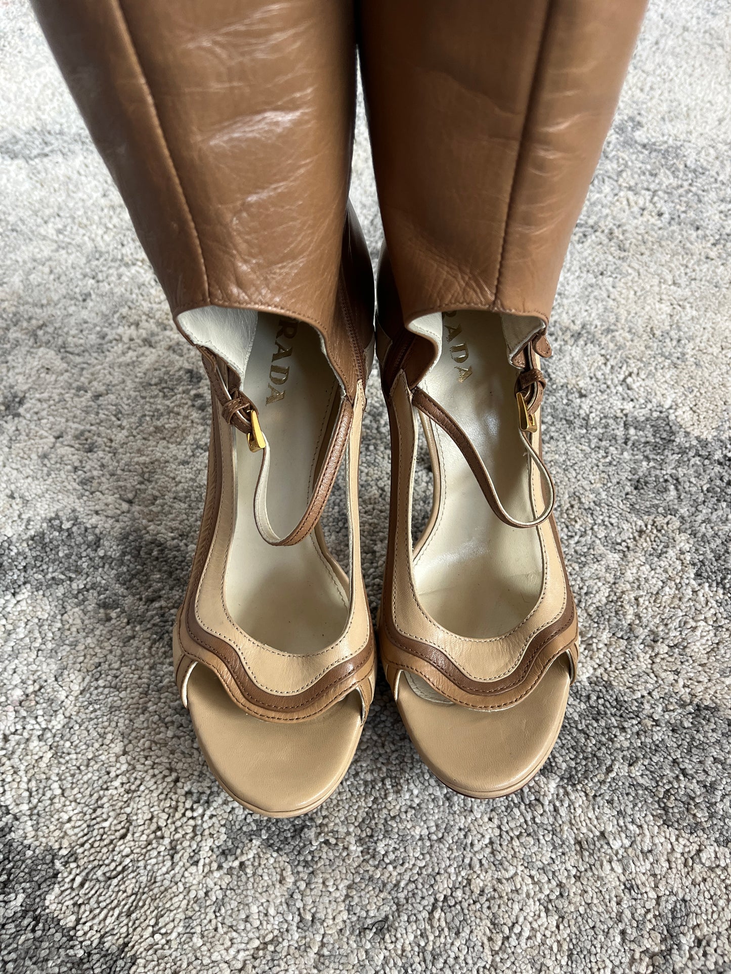 Prada SS2008 leather heels