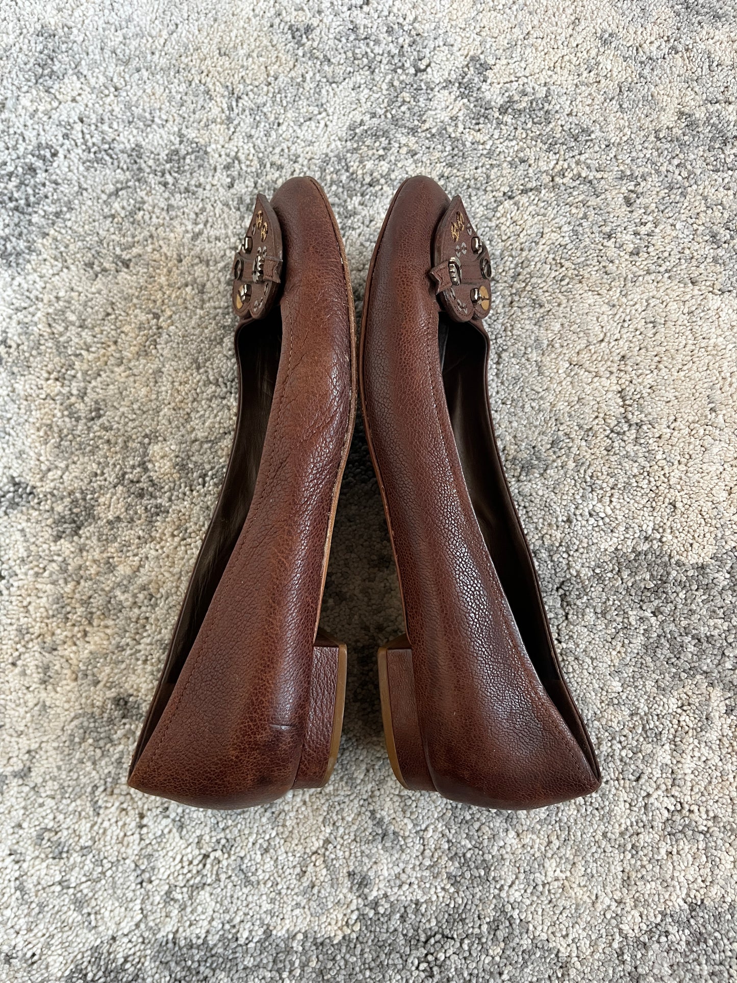 Prada 2000's leather ballet shoes