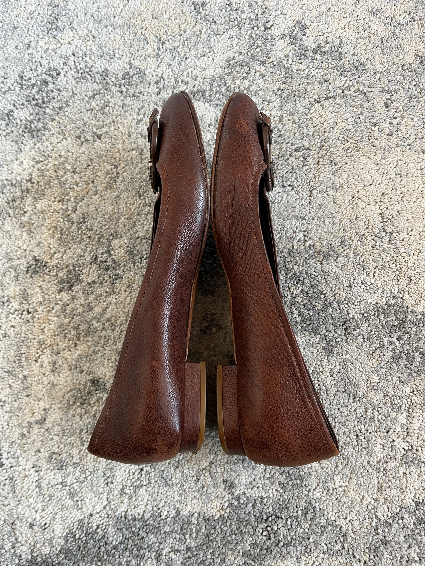 Prada 2000's leather ballet shoes