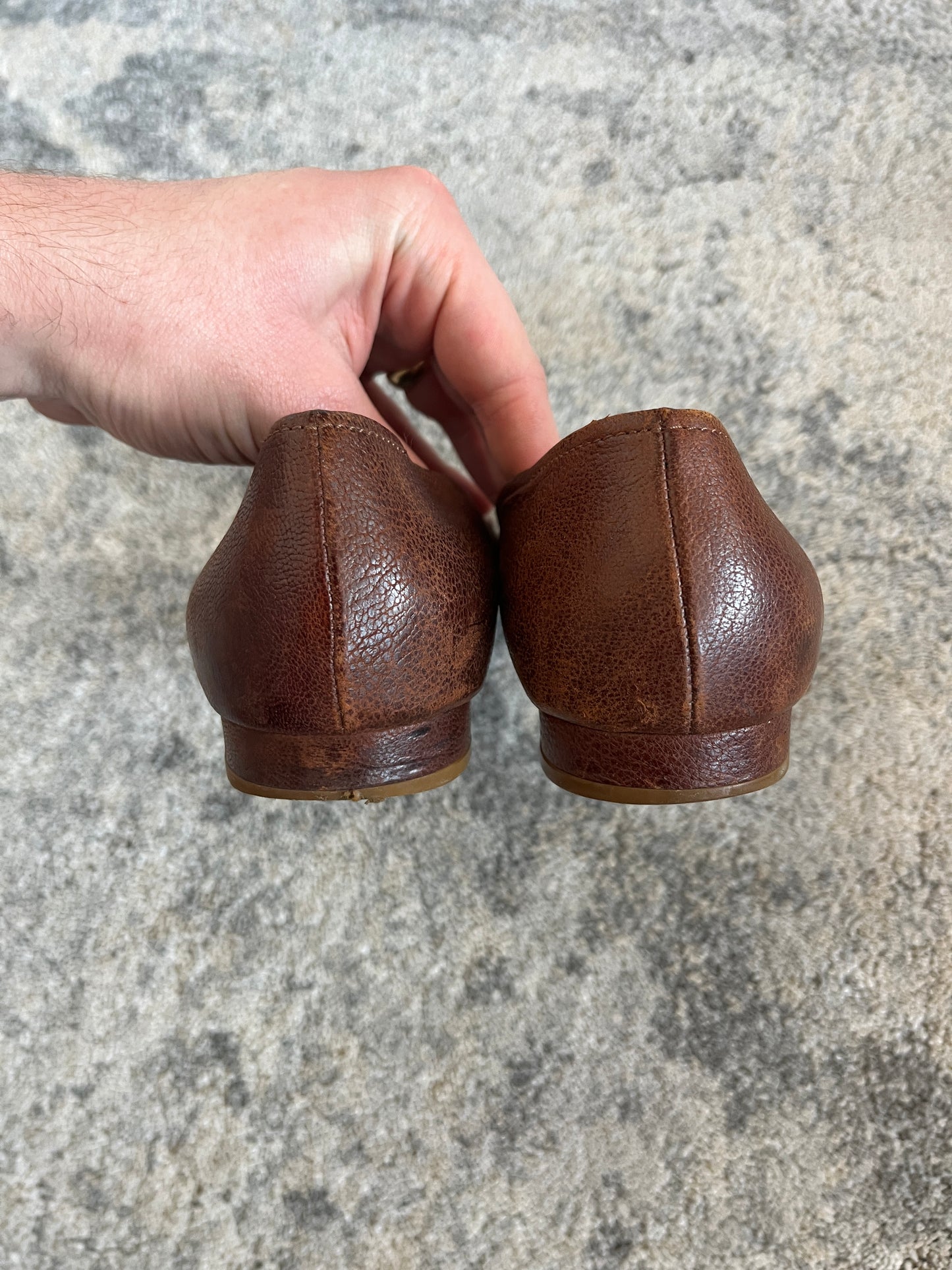 Prada 2000's leather ballet shoes