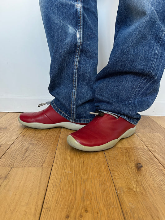 Prada SS1999 leather elastic trainers