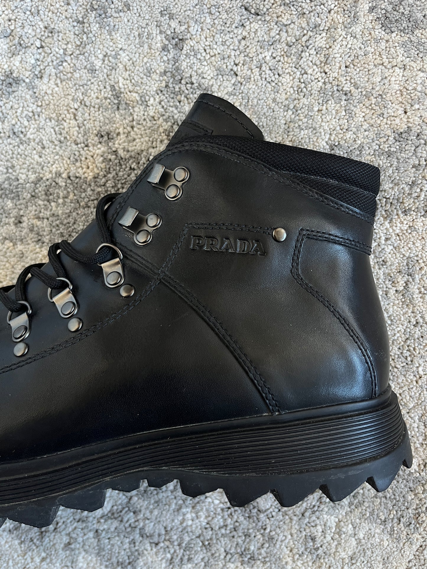 Prada 2010's leather hiking boots