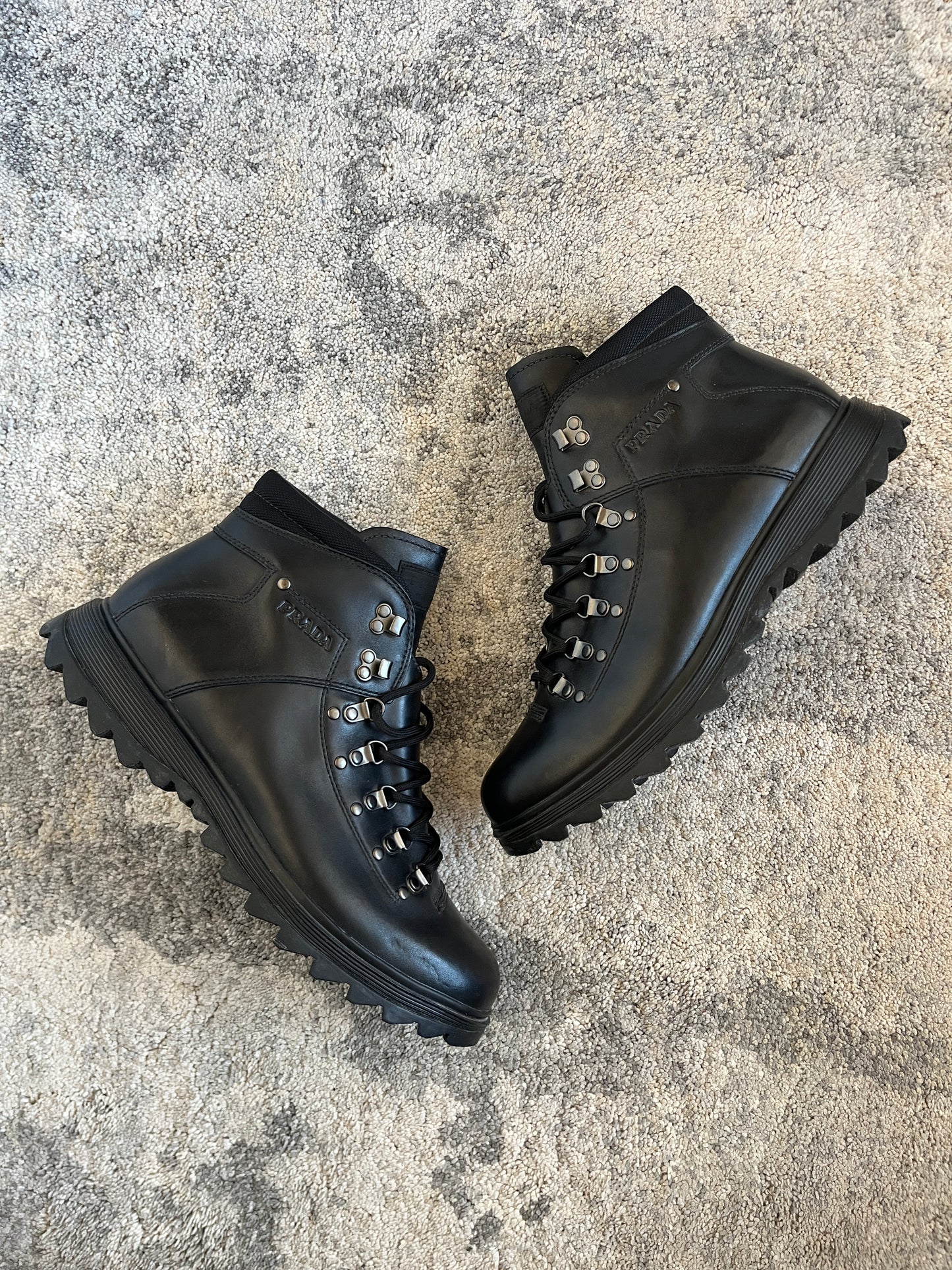 Prada 2010's leather hiking boots