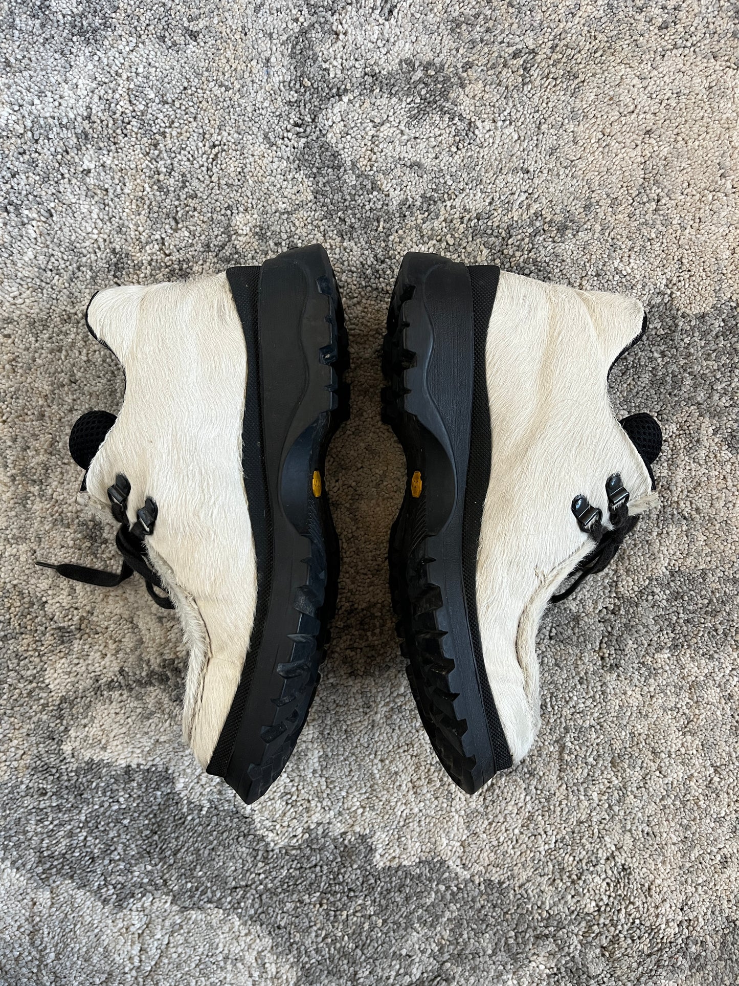 Prada 2000's pony hair trainers