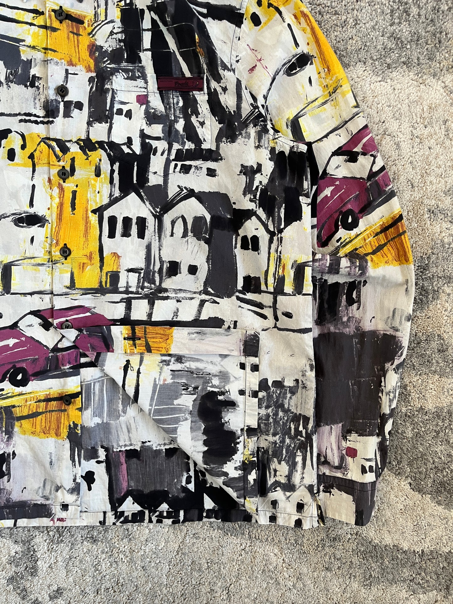 Prada 2017 cotton landscape shirt