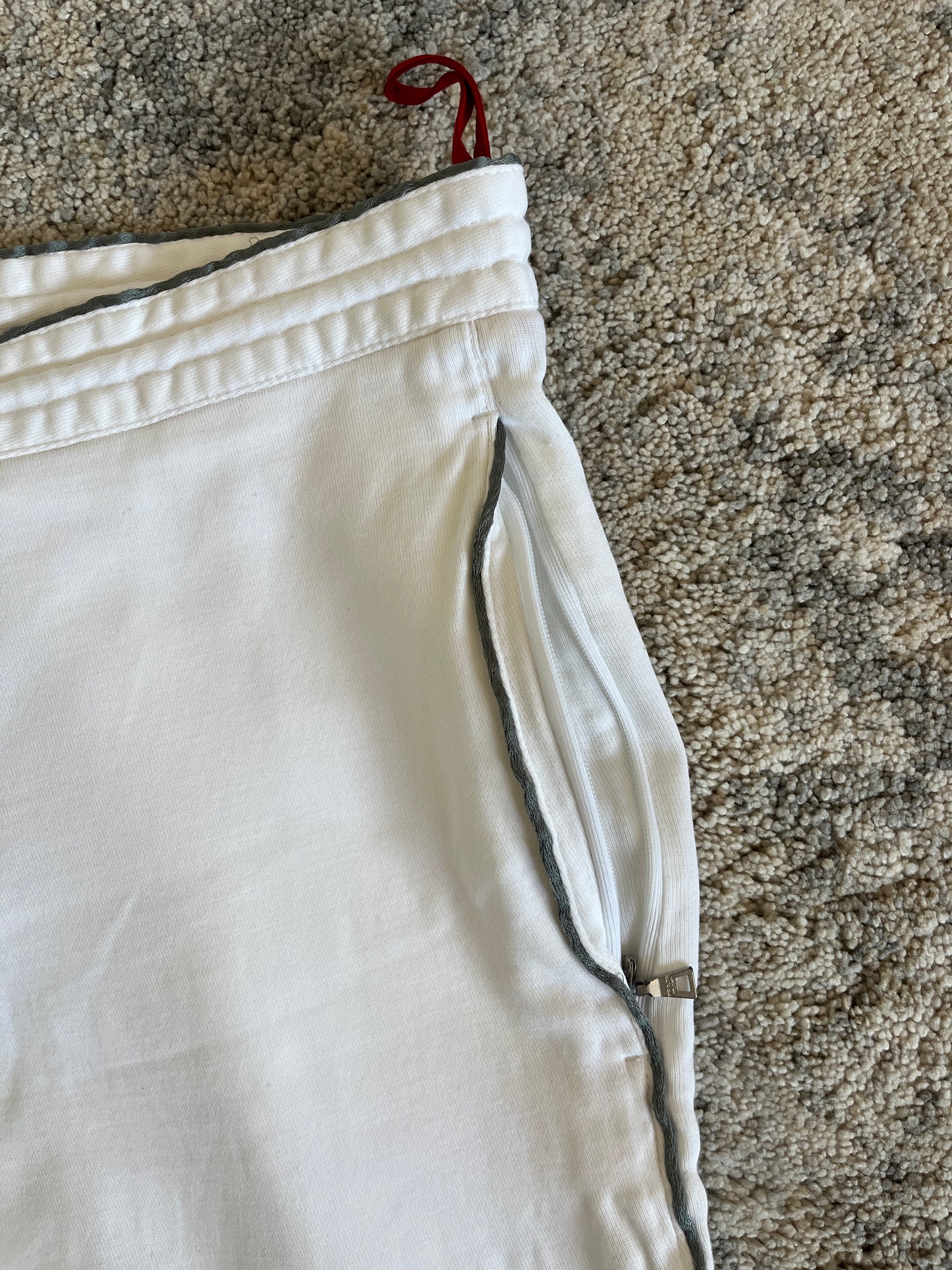 Prada 2000's pipping nylon pants