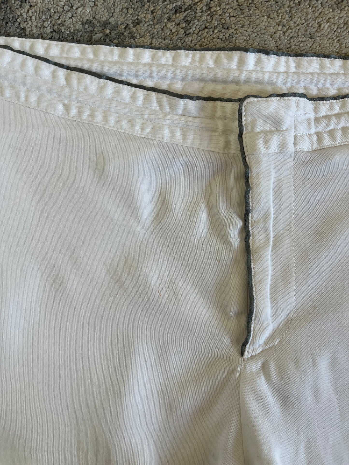 Prada 2000's pipping nylon pants