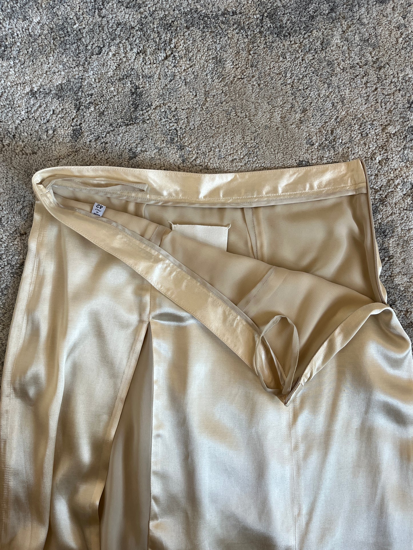 Maison Margiela 2000's slik skirt