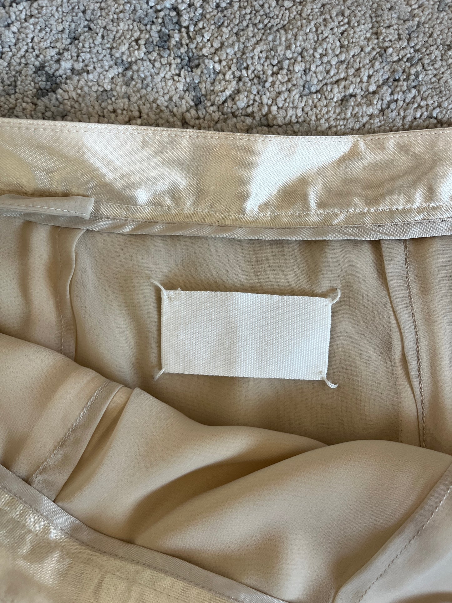 Maison Margiela 2000's slik skirt