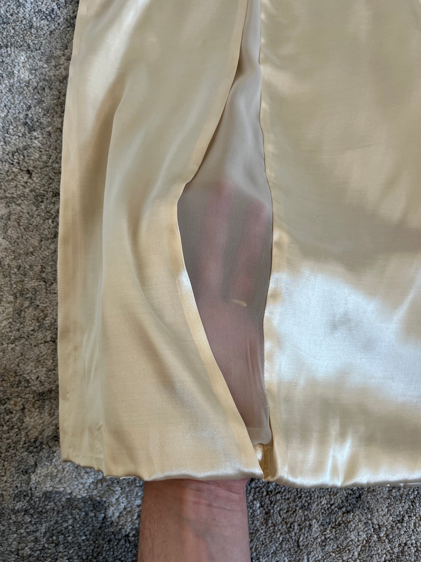 Maison Margiela 2000's slik skirt