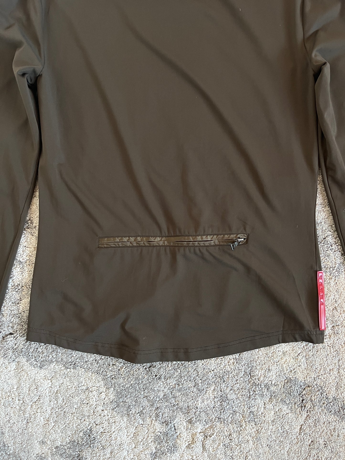 Prada 2000's turtleneck nylon  tee shirt