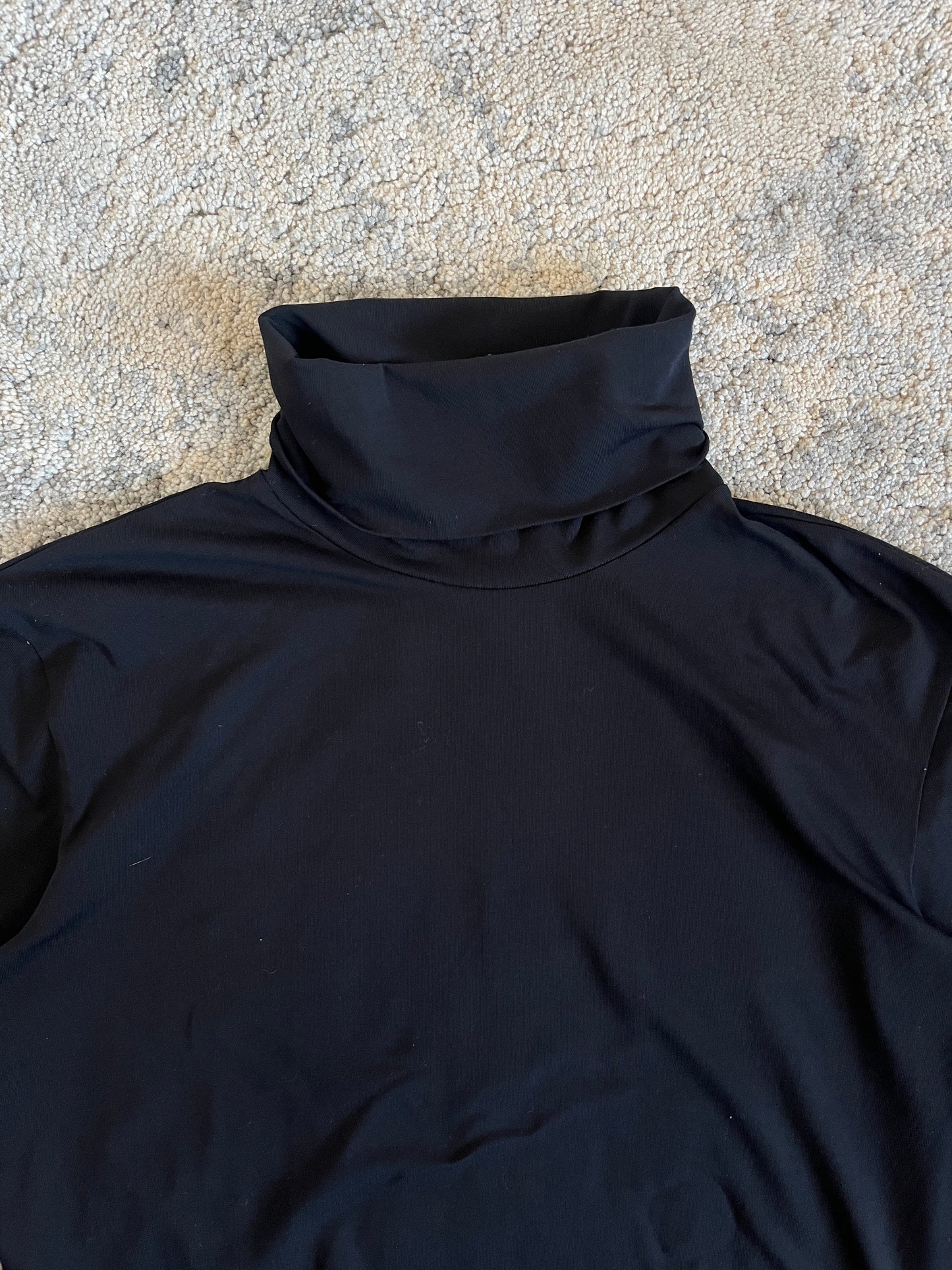Prada 2000's turtleneck nylon longsleeve