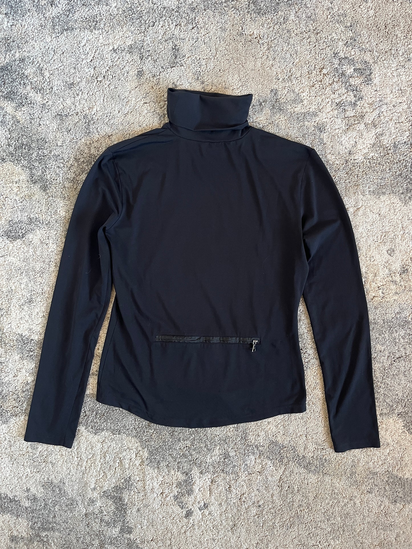 Prada 2000's turtleneck nylon longsleeve