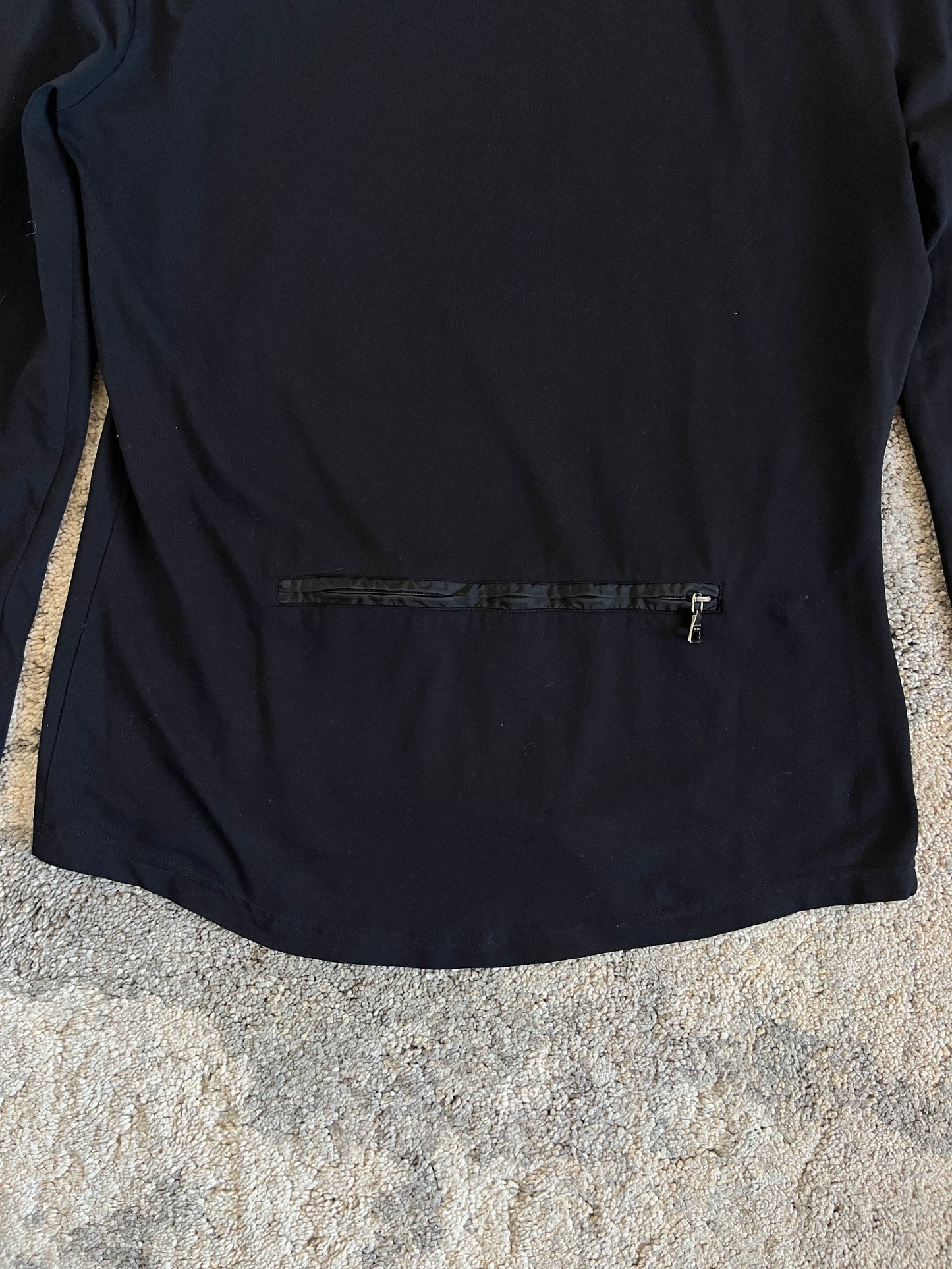 Prada 2000's turtleneck nylon longsleeve