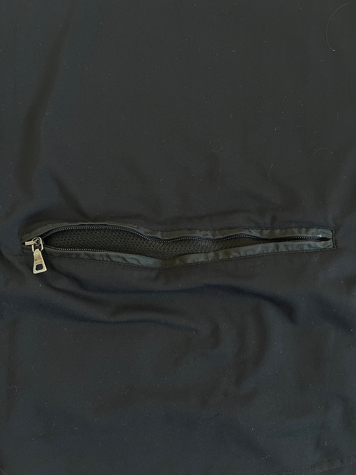 Prada 2000's turtleneck nylon longsleeve