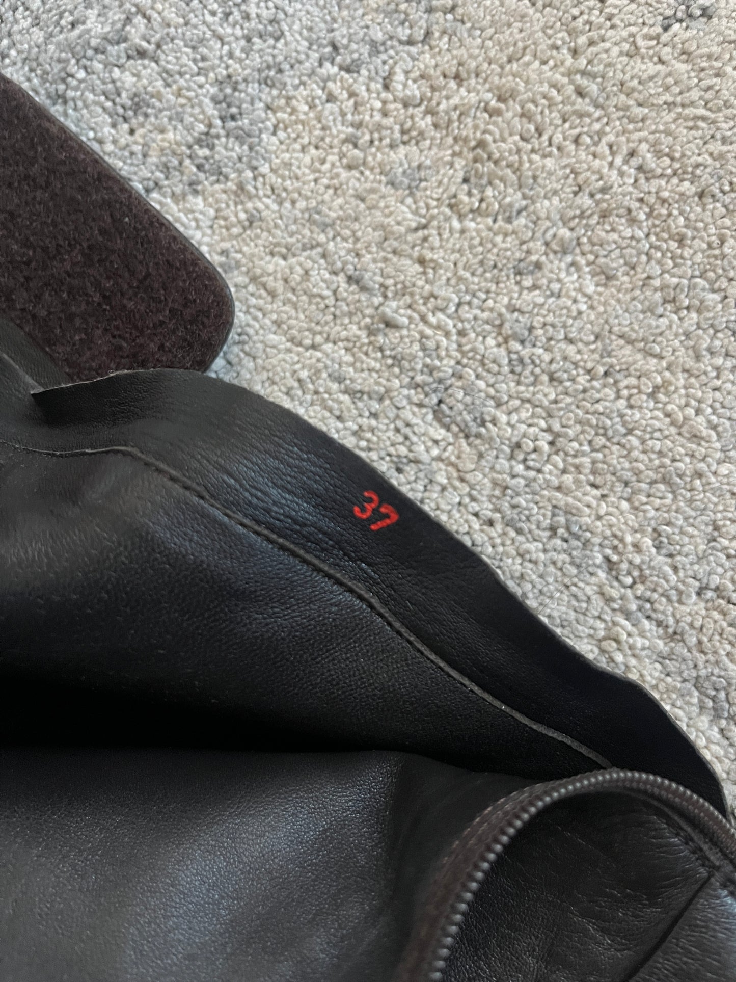 Prada 2000's leather velcro boots