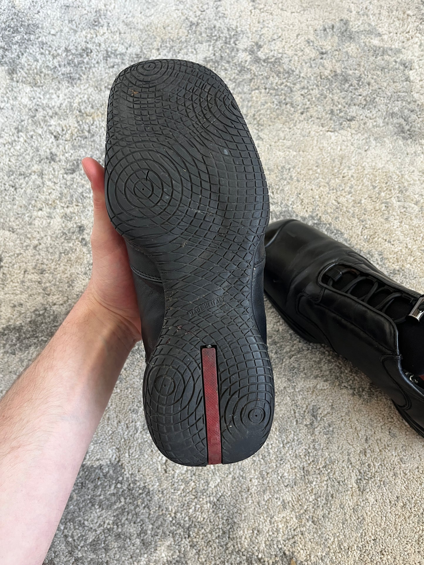 Prada 1999 leather trainers