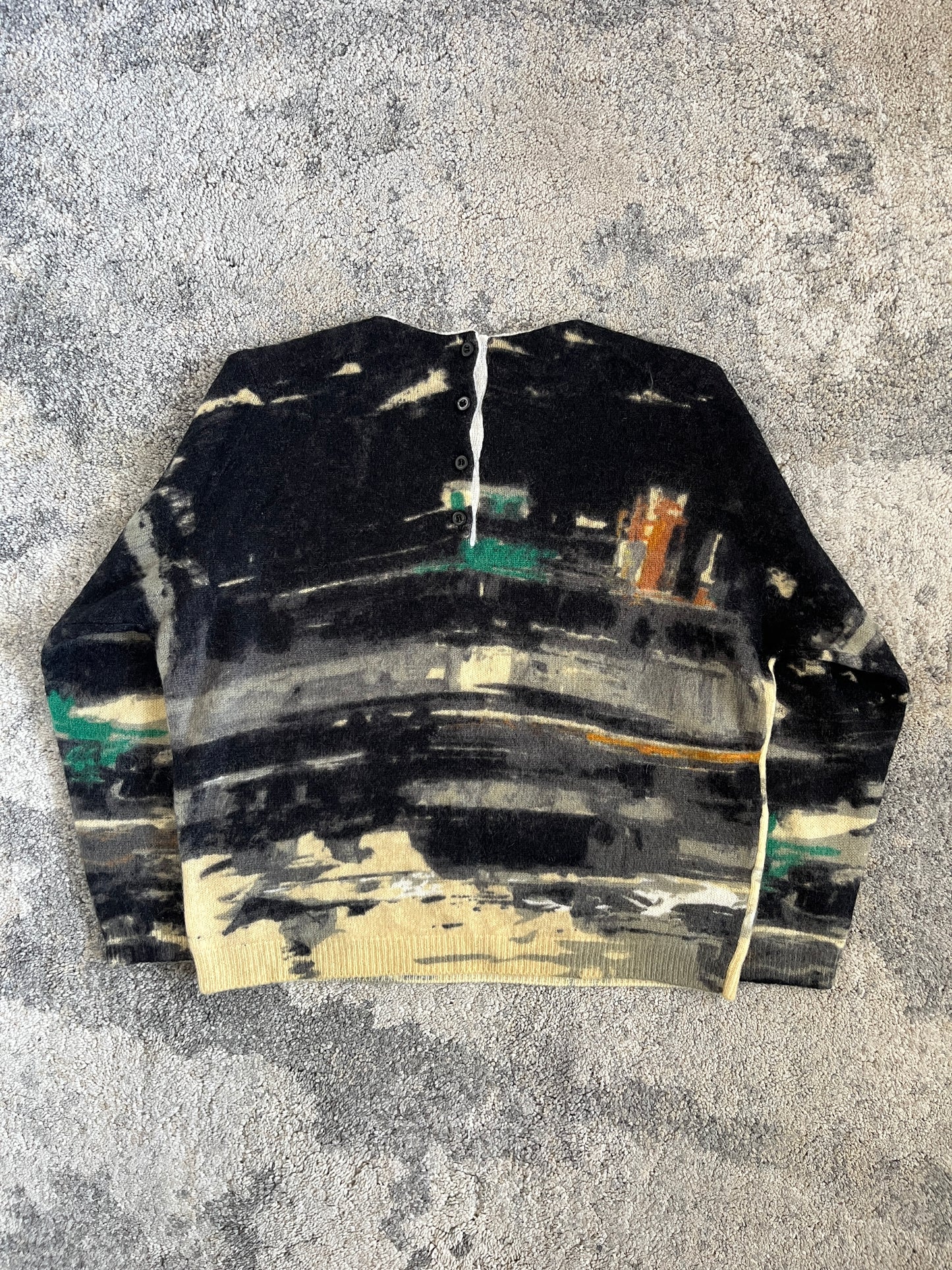 Prada FW2017 landscape wool sweater