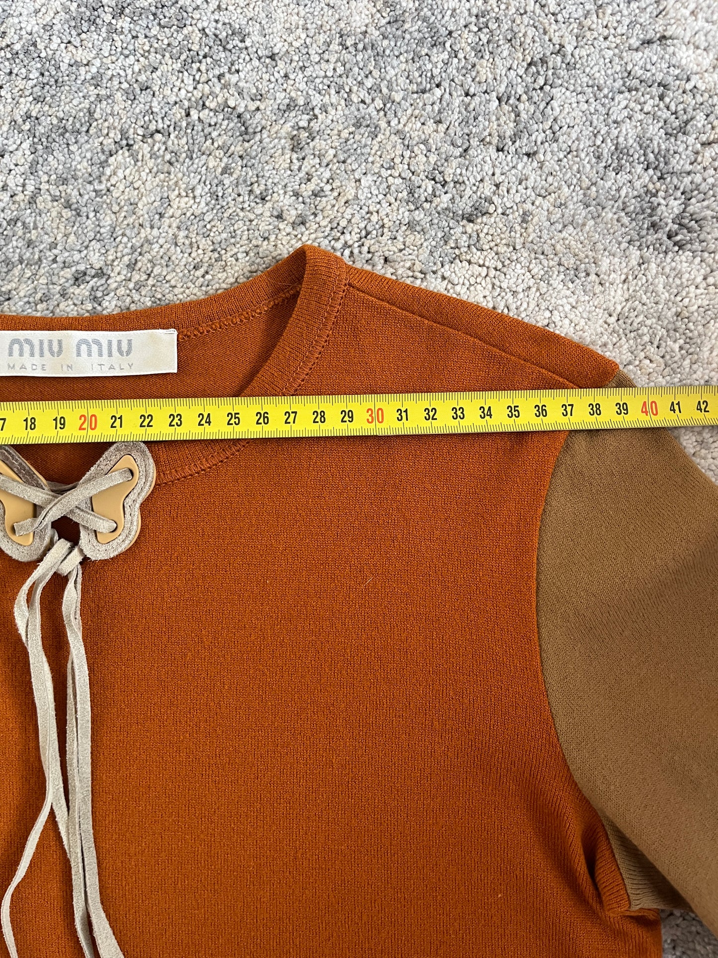 Miu Miu FW1999 butterfly crewneck
