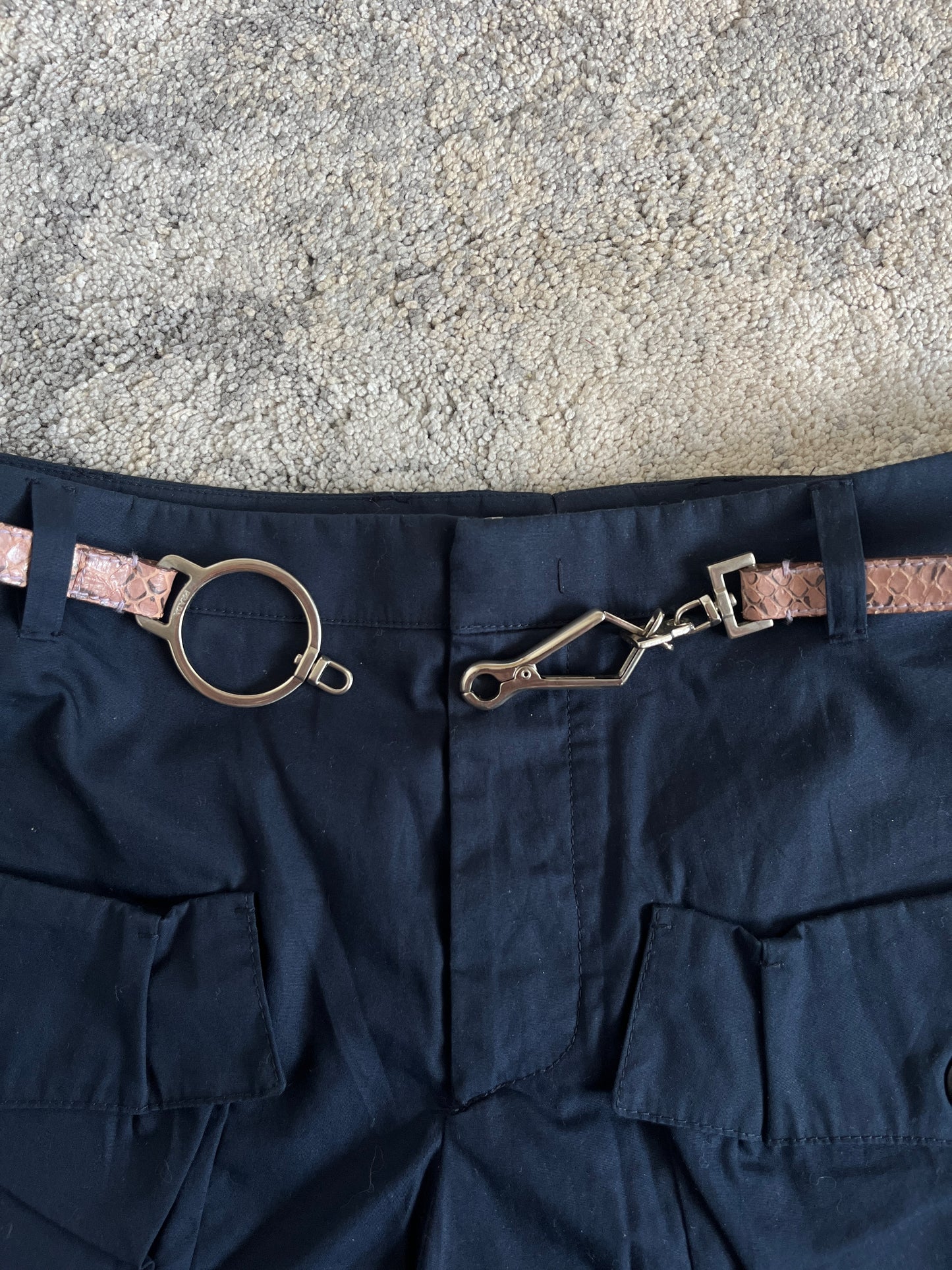 Prada FW2000 python belt