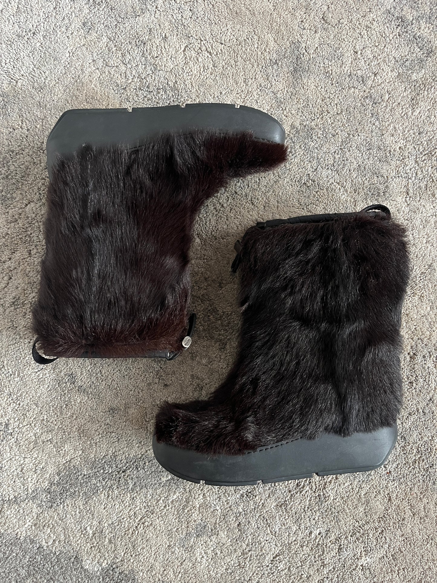Prada FW1998 fur boots
