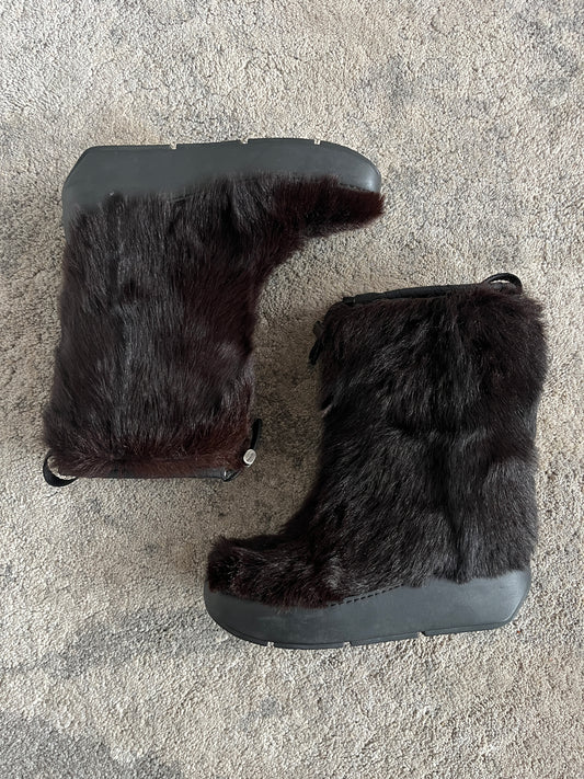 Prada FW1998 fur boots