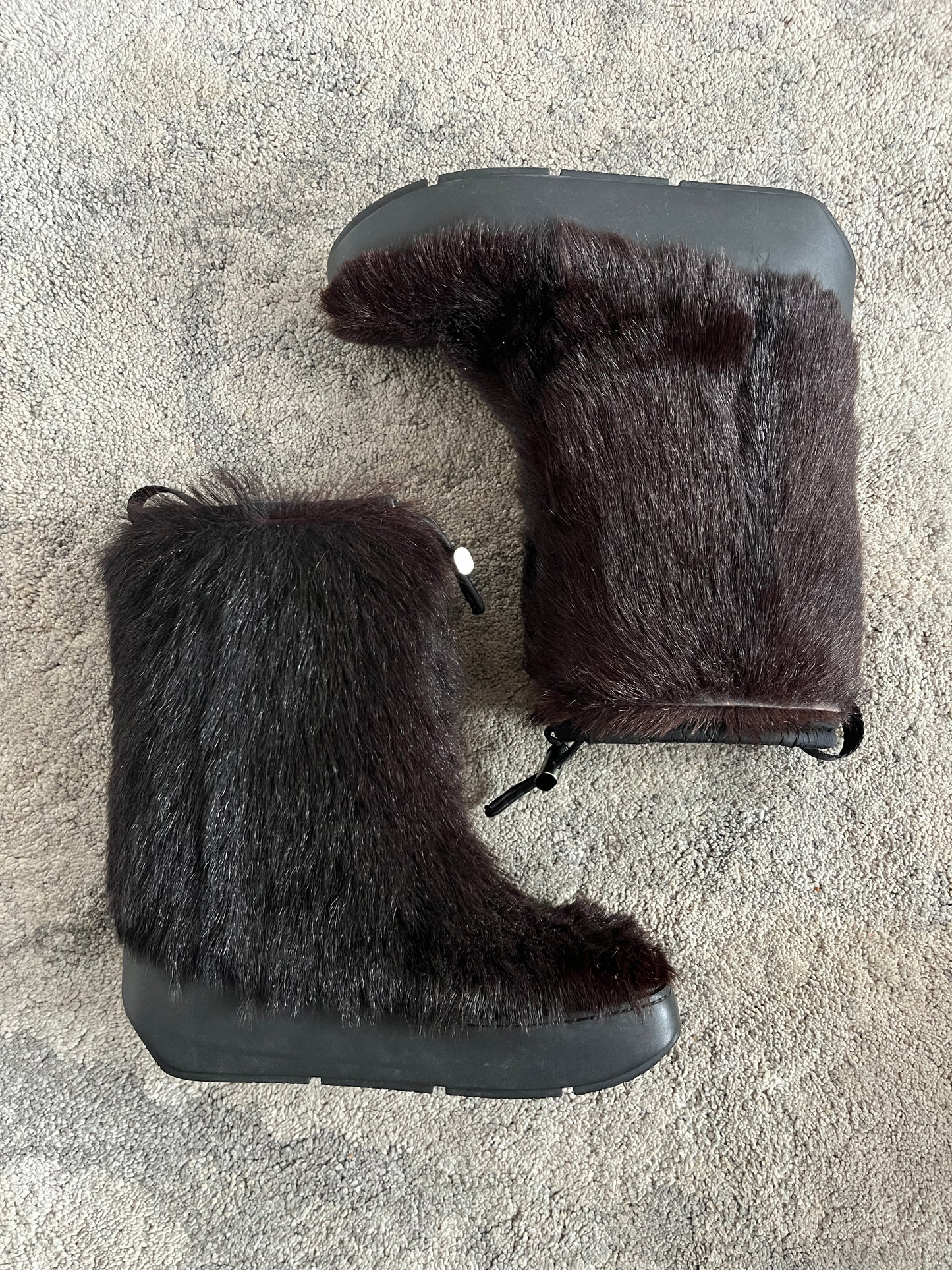 Prada FW1998 fur boots