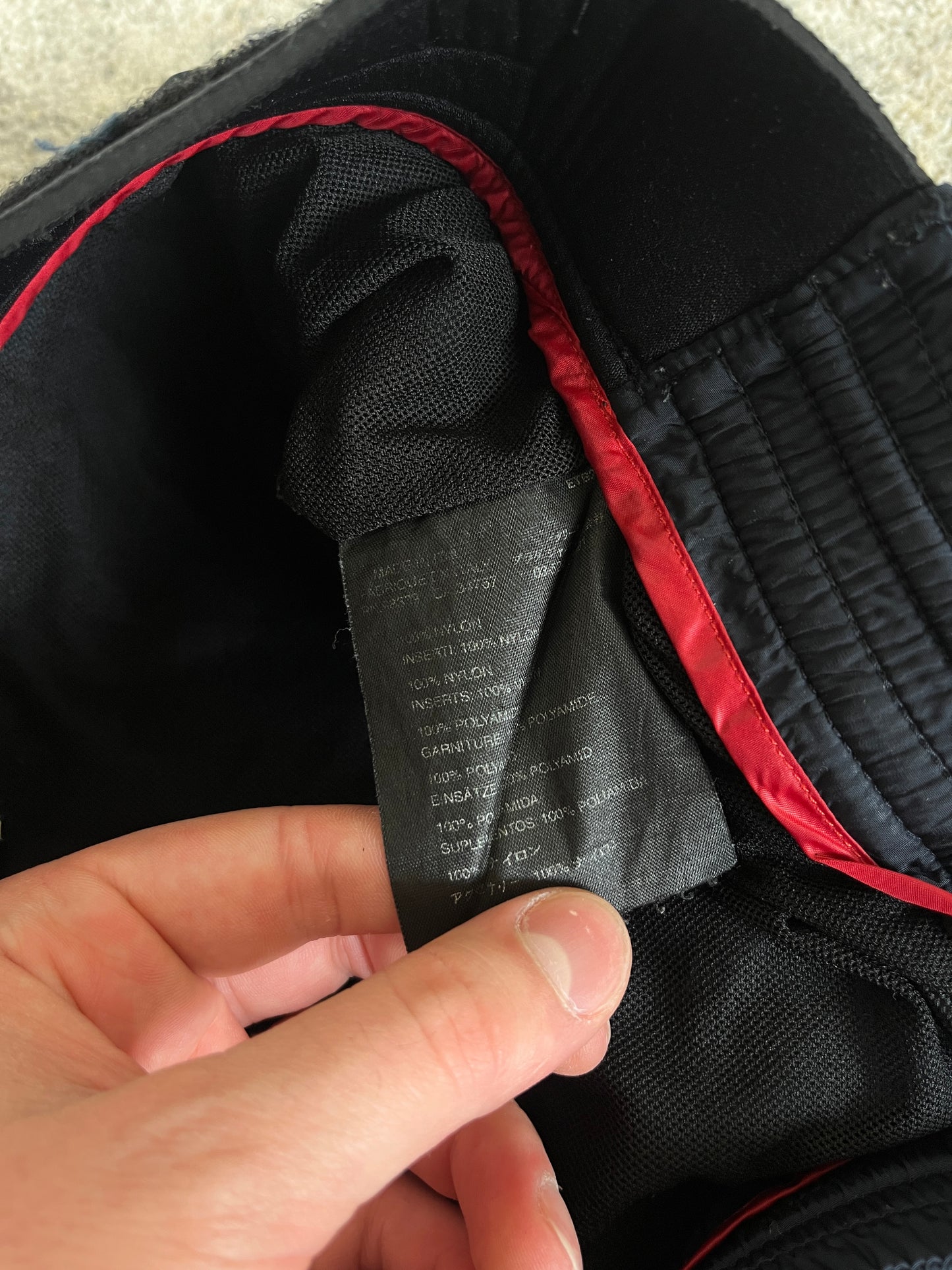 Prada 2003 Luna Rossa nylon swimwear short