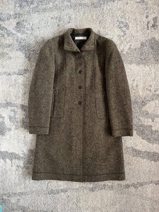 Miu Miu FW1999 Wool paded long coat