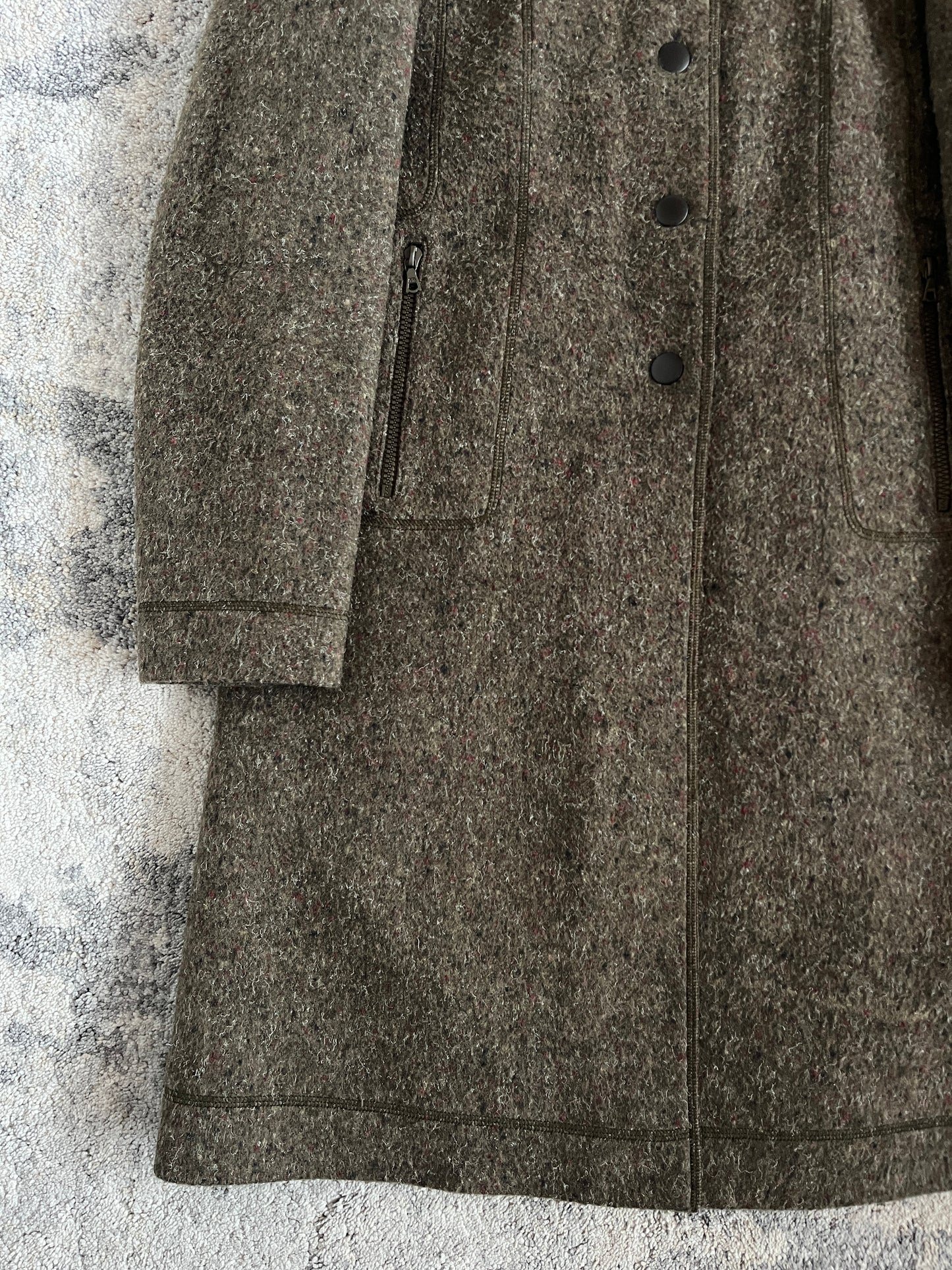 Miu Miu SS1999 Wool paded long coat