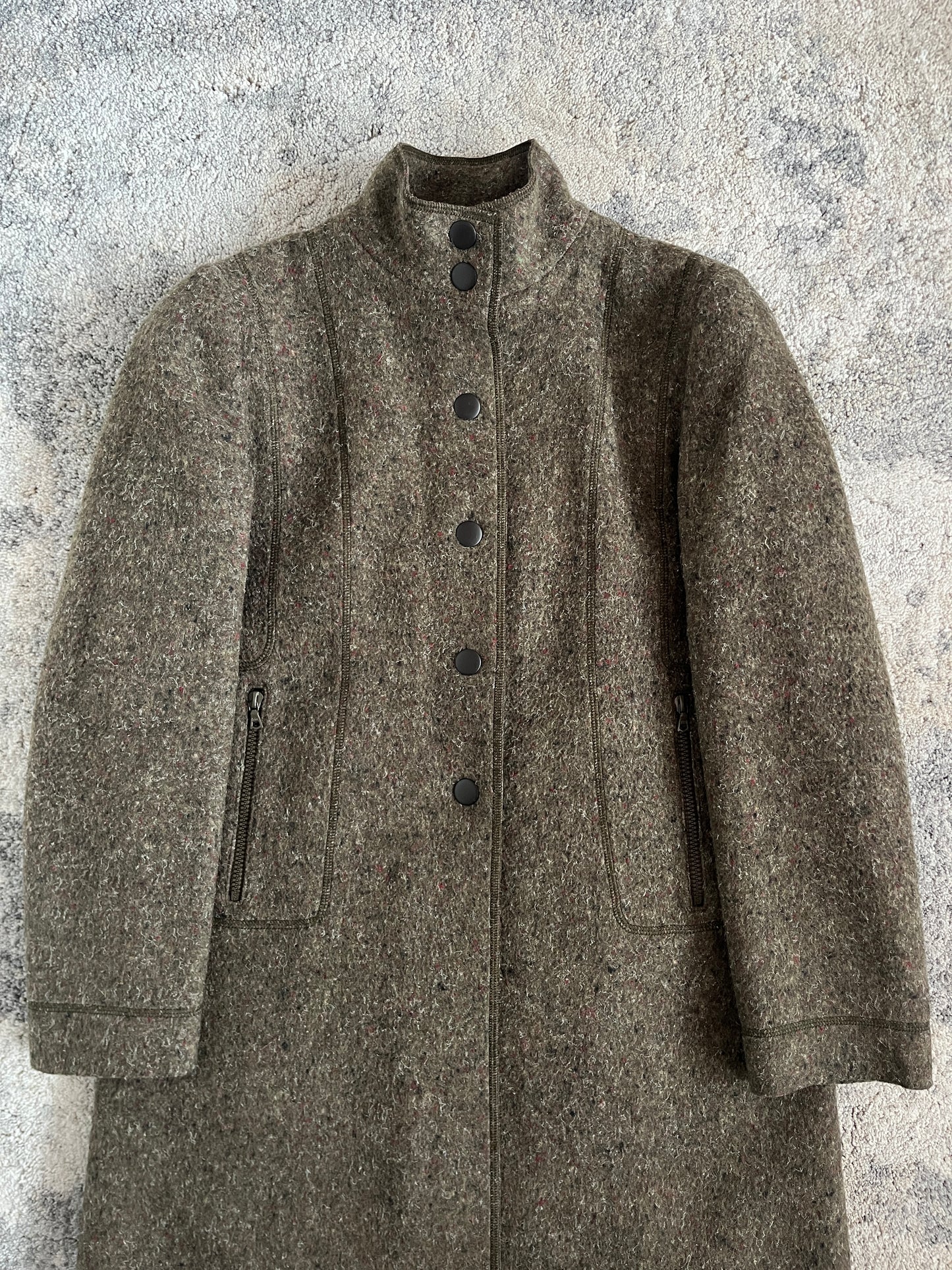 Miu Miu SS1999 Wool paded long coat