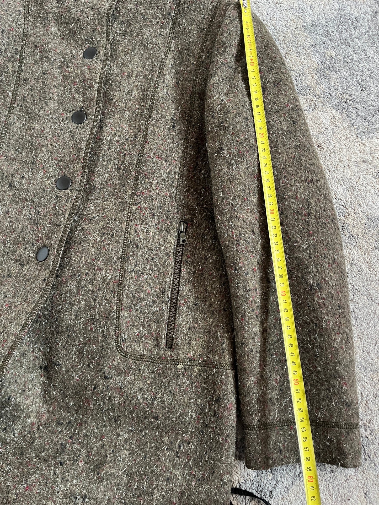 Miu Miu SS1999 Wool paded long coat