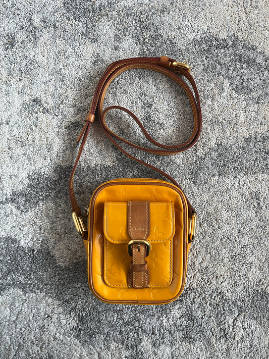Louis Vuitton SS2000 patent mini crossbody bag